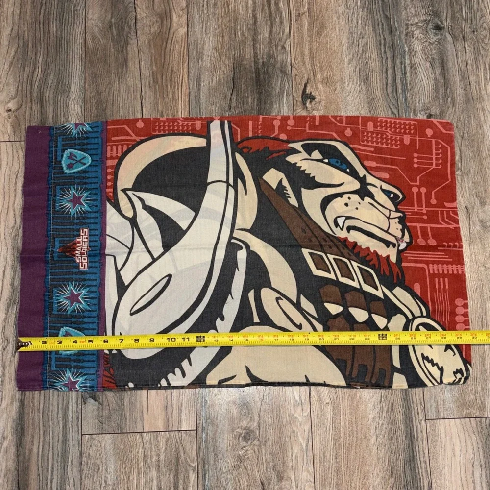 Vintage 1998 Small Soldiers Archer Chip Hazard Standard Pillowcase Bibb Co 90s